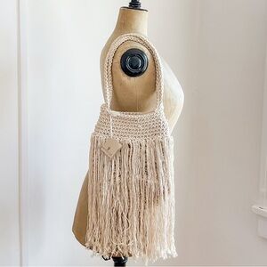 Kaktusmaffian Crochet Purse with Fringe